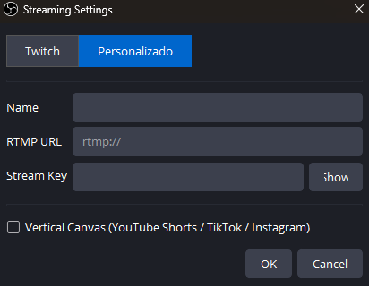 Set up Kick RTMP in OBS multistream